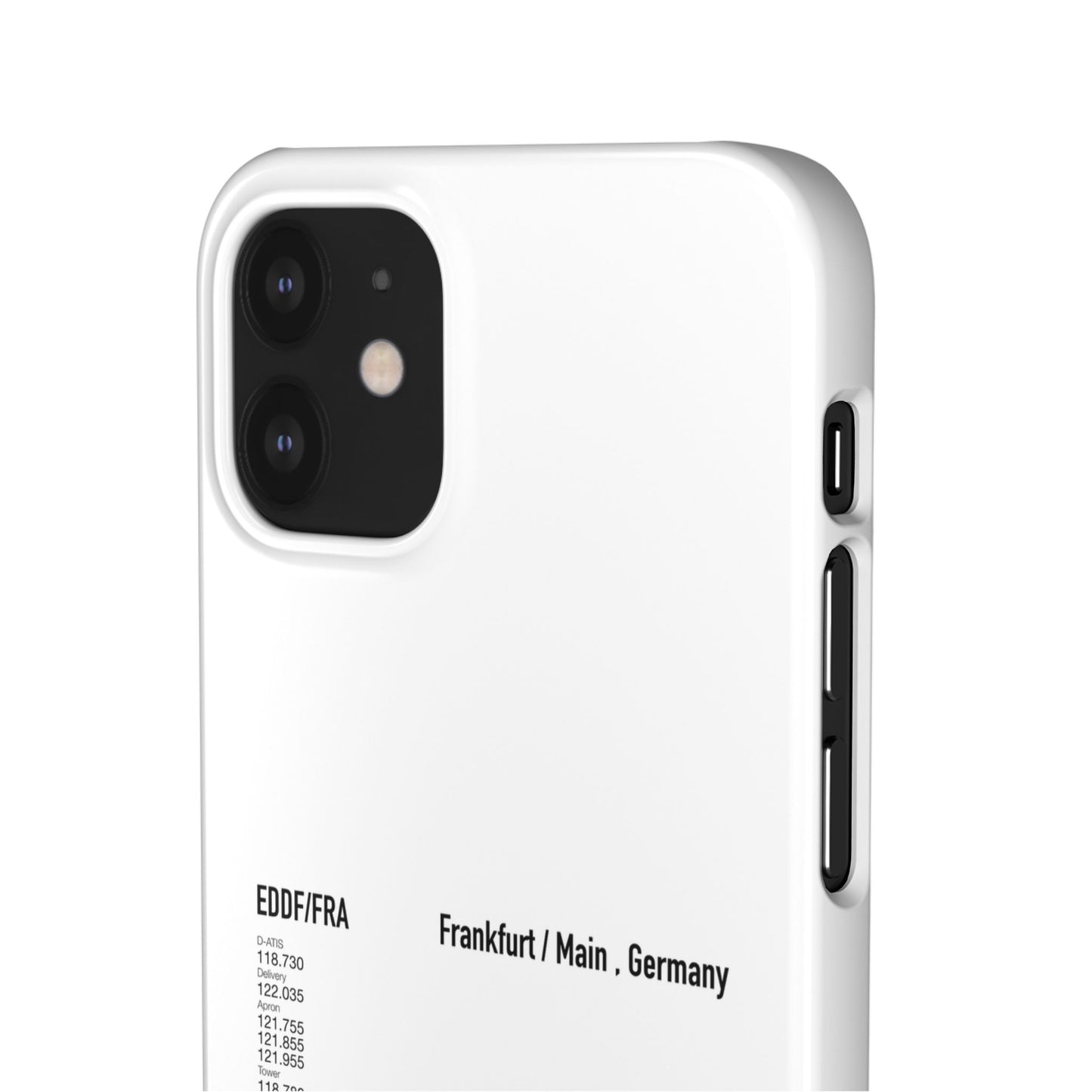 Frankfurt Airport Runway Phone Case - White Edition