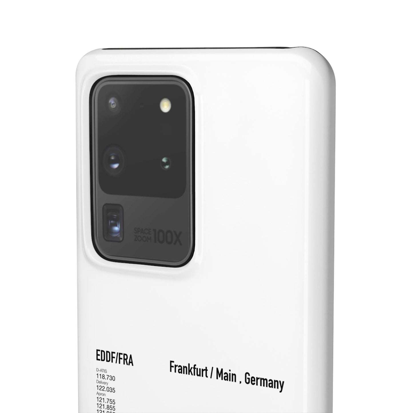 Frankfurt Airport Runway Phone Case - White Edition
