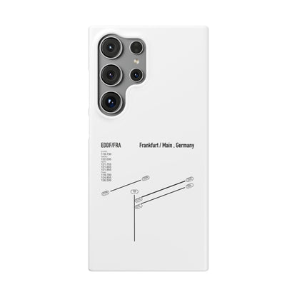 Frankfurt Airport Runway Phone Case - White Edition