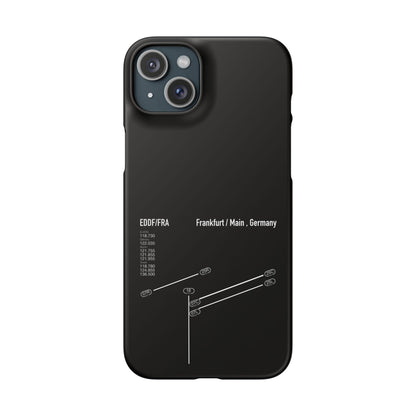 Frankfurt Airport Runway Phone Case - Black Edition