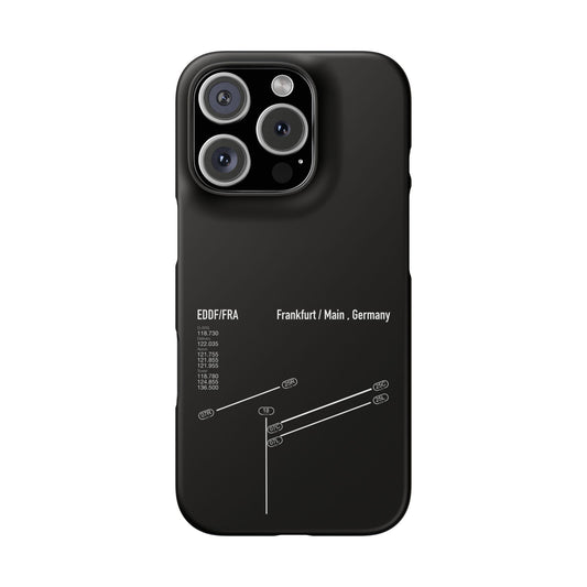 Frankfurt Airport Runway Phone Case - Black Edition