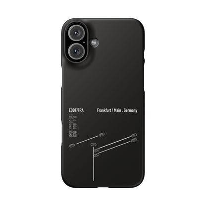 Frankfurt Airport Runway Phone Case - Black Edition