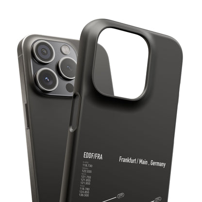 Frankfurt Airport Runway Phone Case - Black Edition