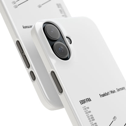 Frankfurt Airport Runway Phone Case - White Edition