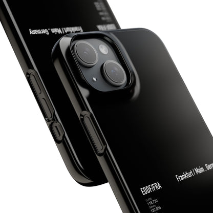 Frankfurt Airport Runway Phone Case - Black Edition