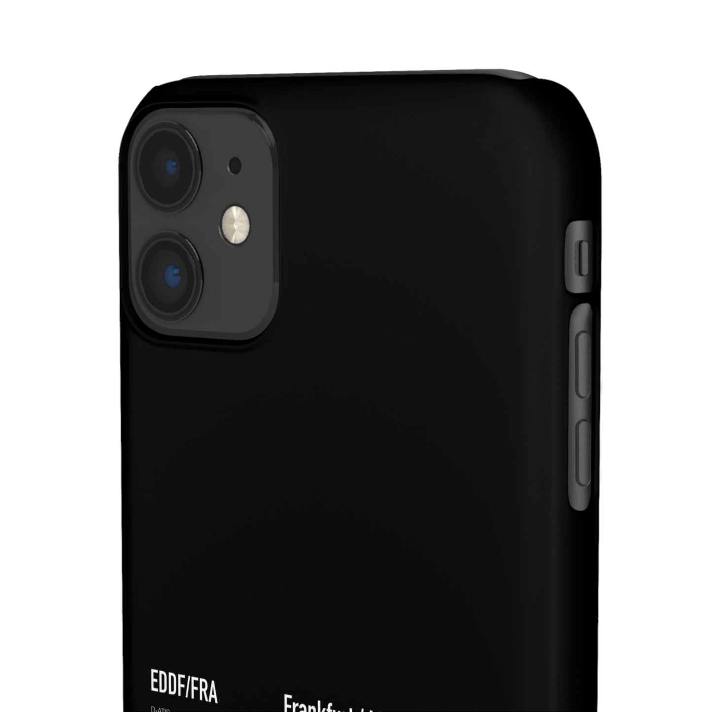 Frankfurt Airport Runway Phone Case - Black Edition