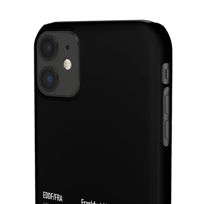 Frankfurt Airport Runway Phone Case - Black Edition