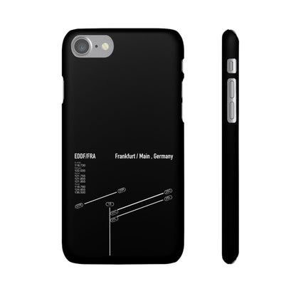 Frankfurt Airport Runway Phone Case - Black Edition