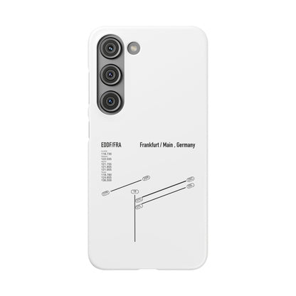 Frankfurt Airport Runway Phone Case - White Edition