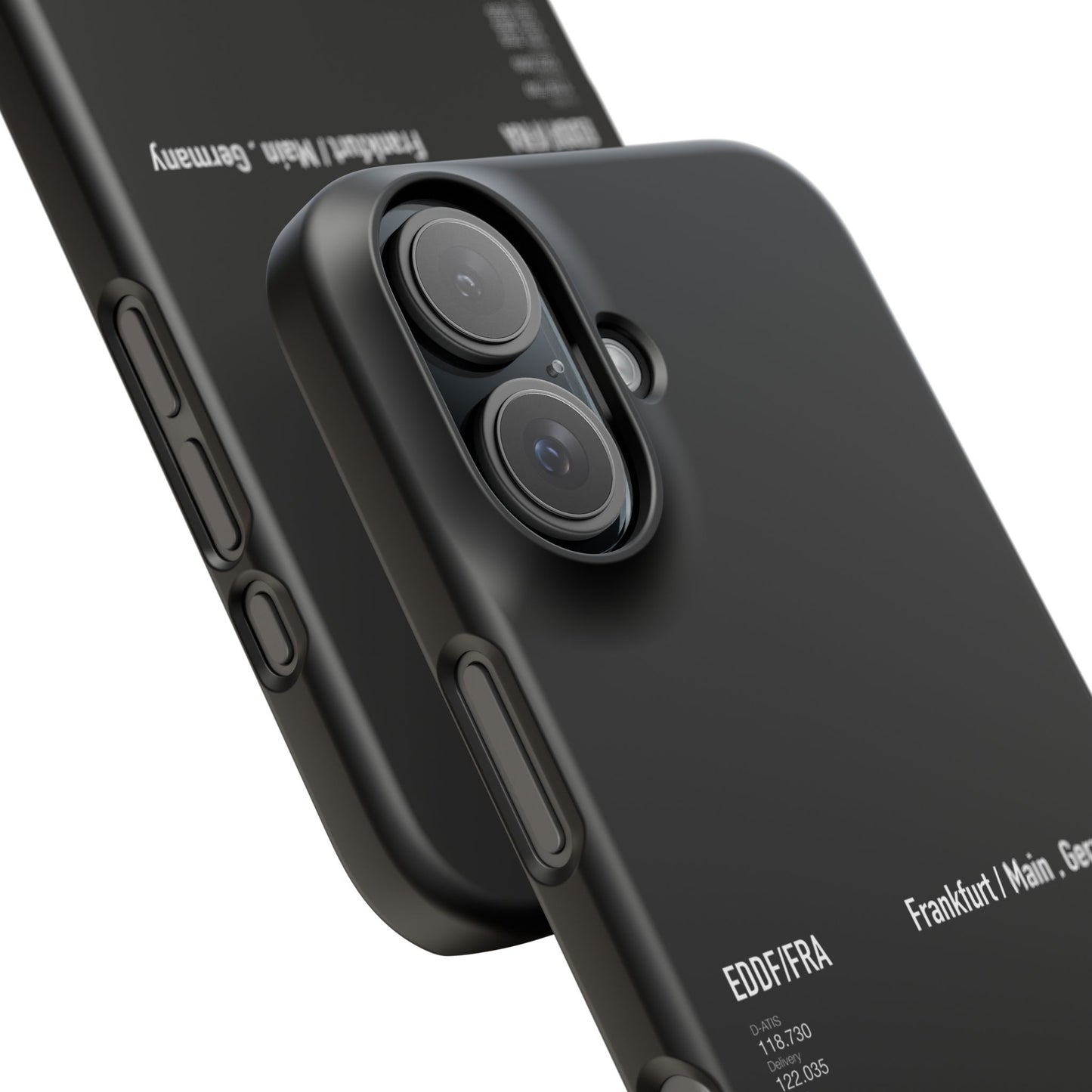 Frankfurt Airport Runway Phone Case - Black Edition