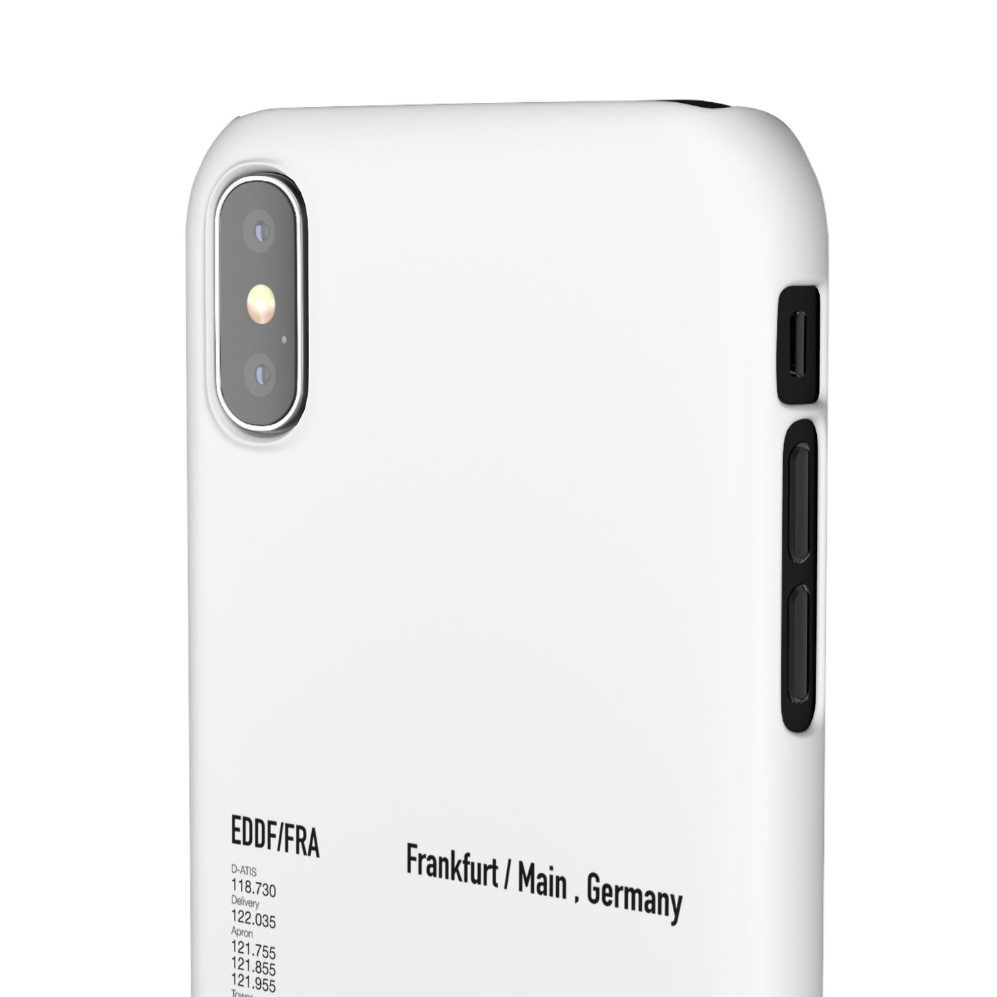 Frankfurt Airport Runway Phone Case - White Edition