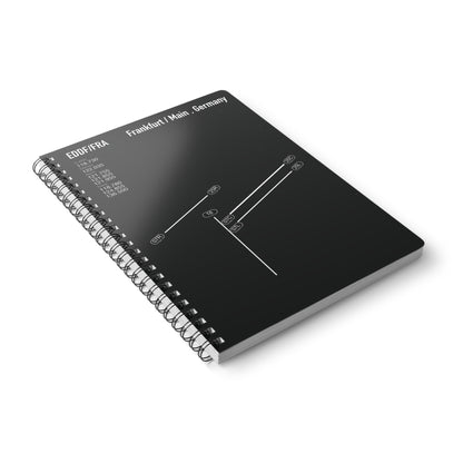 Frankfurt Airport Runway Notebook - Black Edition