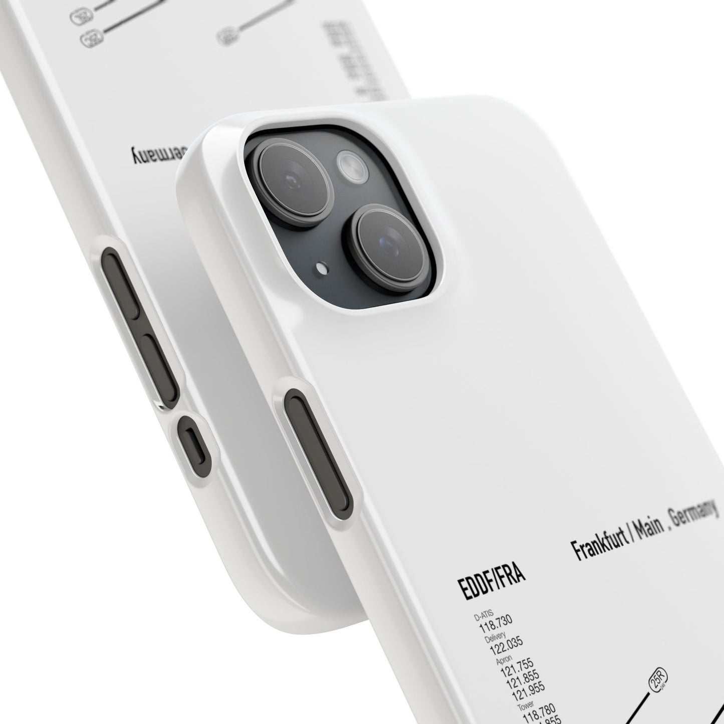 Frankfurt Airport Runway Phone Case - White Edition