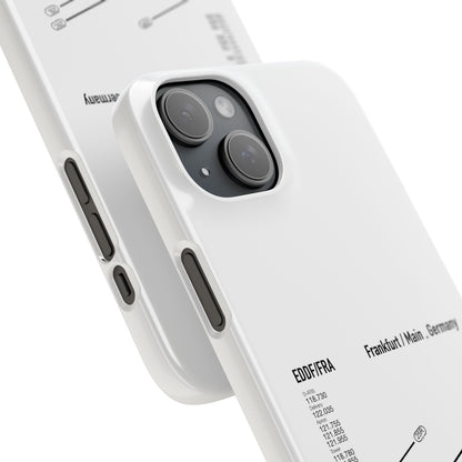 Frankfurt Airport Runway Phone Case - White Edition