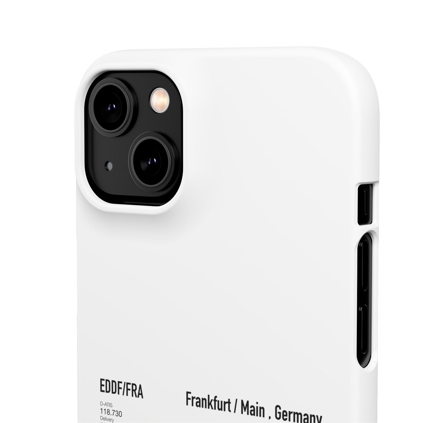 Frankfurt Airport Runway Phone Case - White Edition