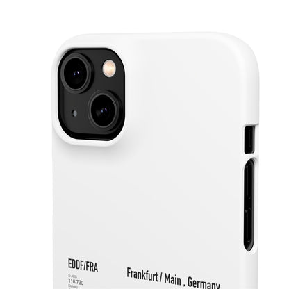 Frankfurt Airport Runway Phone Case - White Edition