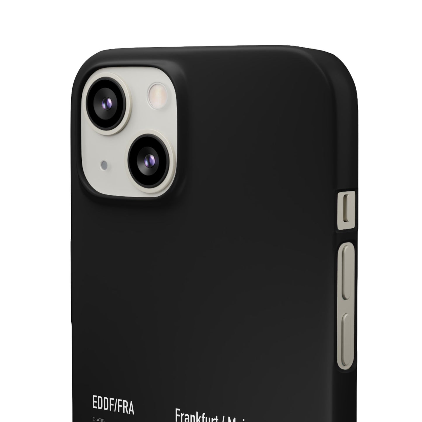 Frankfurt Airport Runway Phone Case - Black Edition