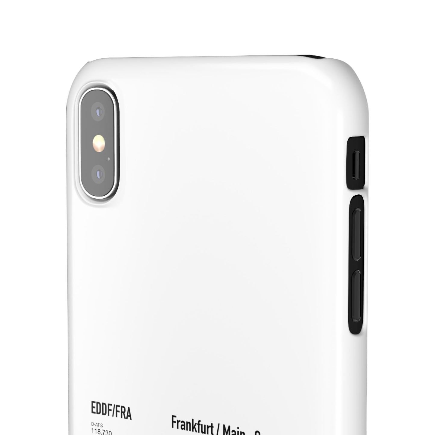 Frankfurt Airport Runway Phone Case - White Edition