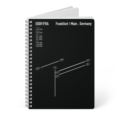 Frankfurt Airport Runway Notebook - Black Edition
