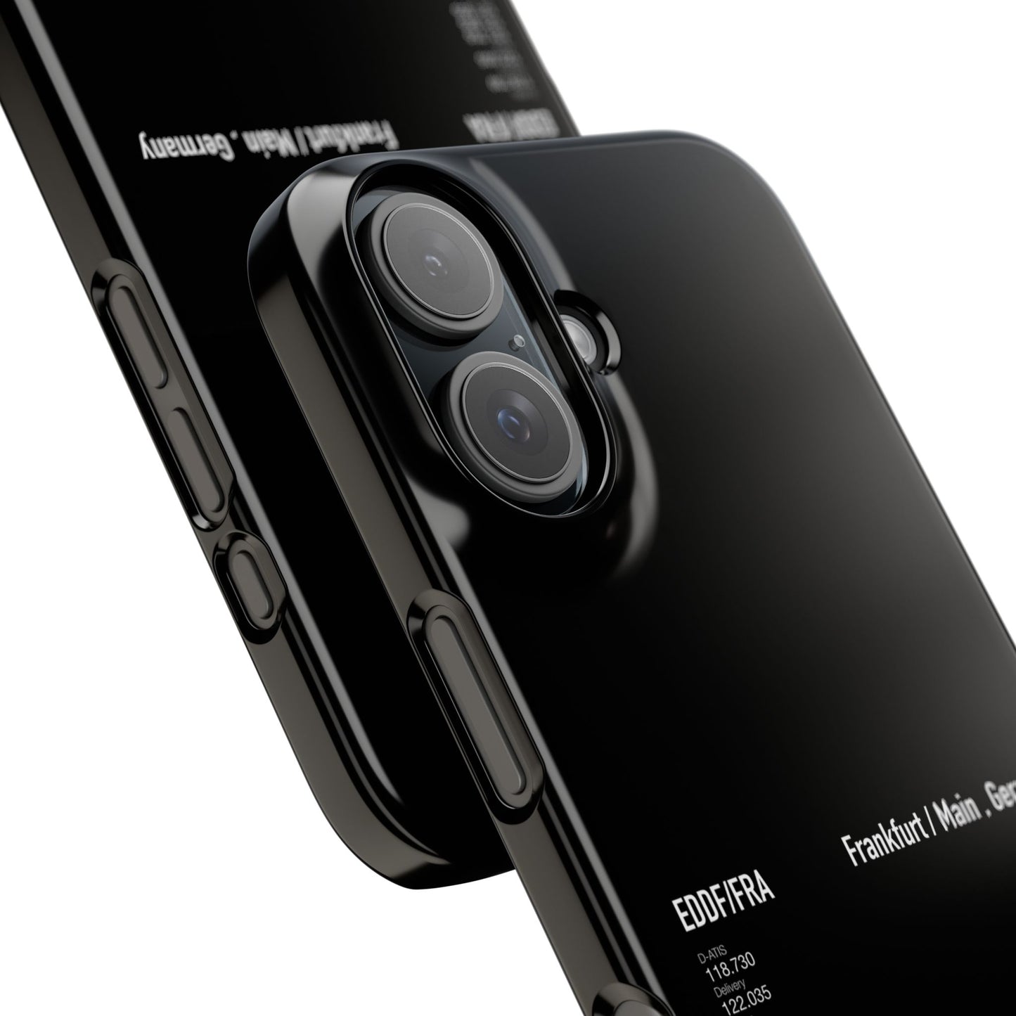 Frankfurt Airport Runway Phone Case - Black Edition