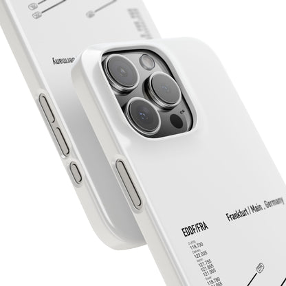 Frankfurt Airport Runway Phone Case - White Edition