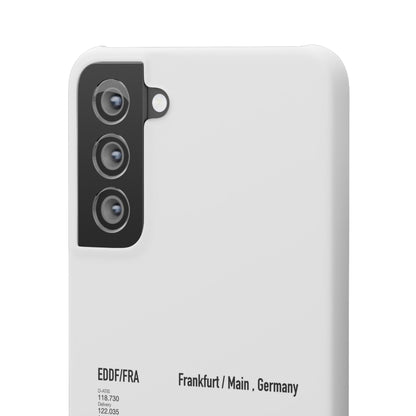 Frankfurt Airport Runway Phone Case - White Edition