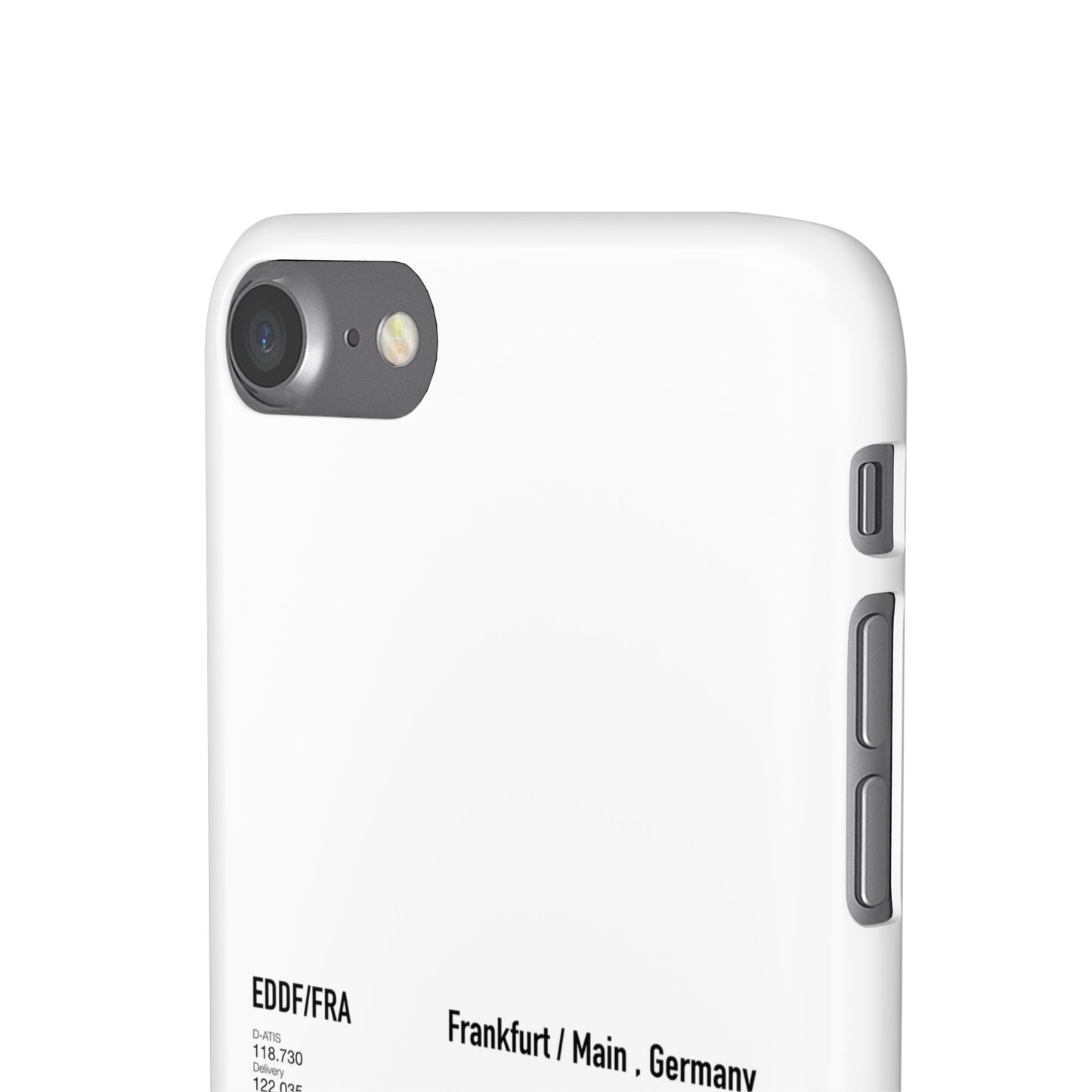 Frankfurt Airport Runway Phone Case - White Edition