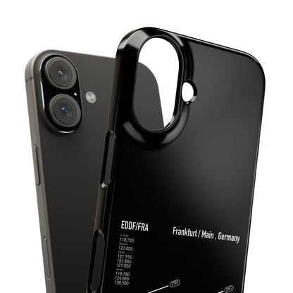 Frankfurt Airport Runway Phone Case - Black Edition