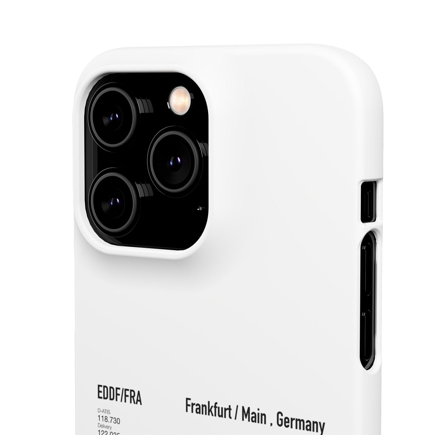 Frankfurt Airport Runway Phone Case - White Edition