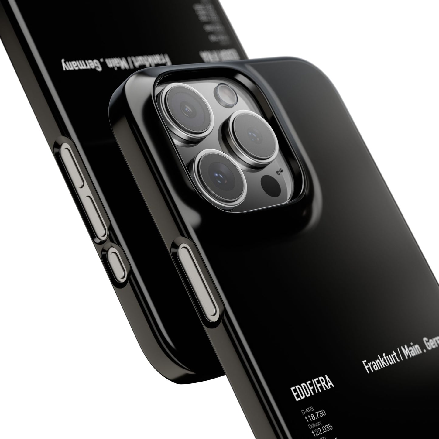 Frankfurt Airport Runway Phone Case - Black Edition