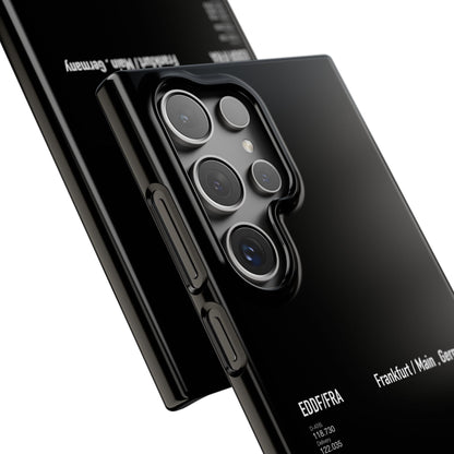 Frankfurt Airport Runway Phone Case - Black Edition