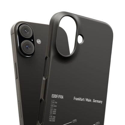 Frankfurt Airport Runway Phone Case - Black Edition