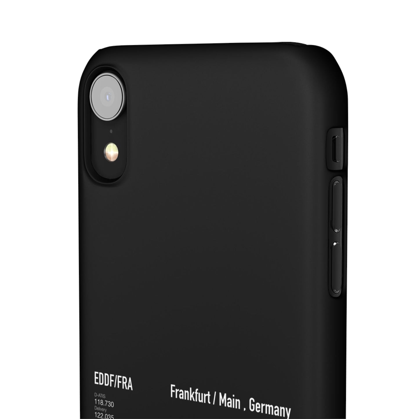 Frankfurt Airport Runway Phone Case - Black Edition