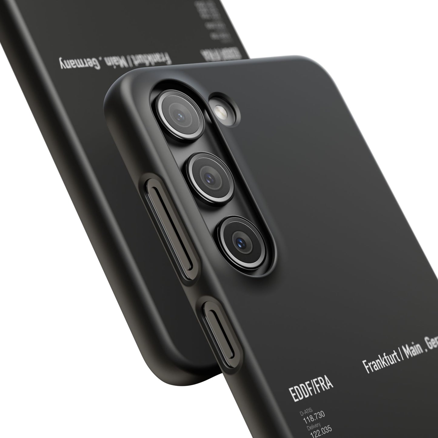 Frankfurt Airport Runway Phone Case - Black Edition