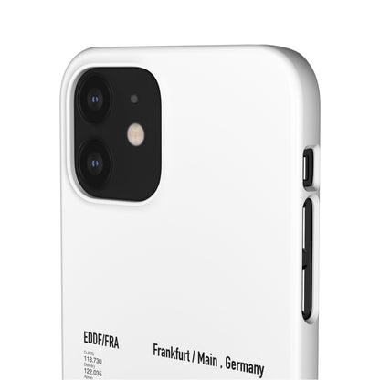 Frankfurt Airport Runway Phone Case - White Edition