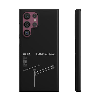 Frankfurt Airport Runway Phone Case - Black Edition