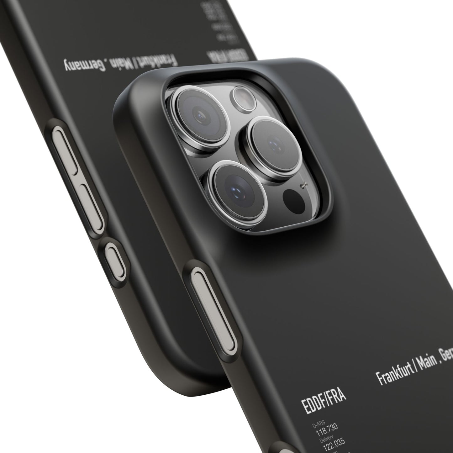 Frankfurt Airport Runway Phone Case - Black Edition