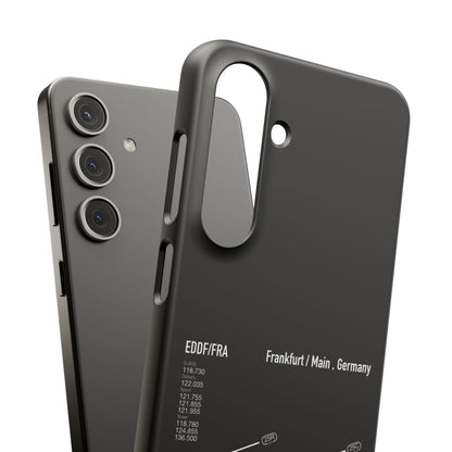 Frankfurt Airport Runway Phone Case - Black Edition