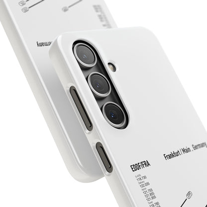 Frankfurt Airport Runway Phone Case - White Edition