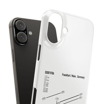 Frankfurt Airport Runway Phone Case - White Edition