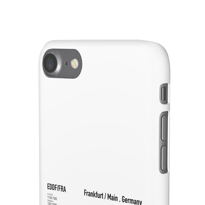 Frankfurt Airport Runway Phone Case - White Edition