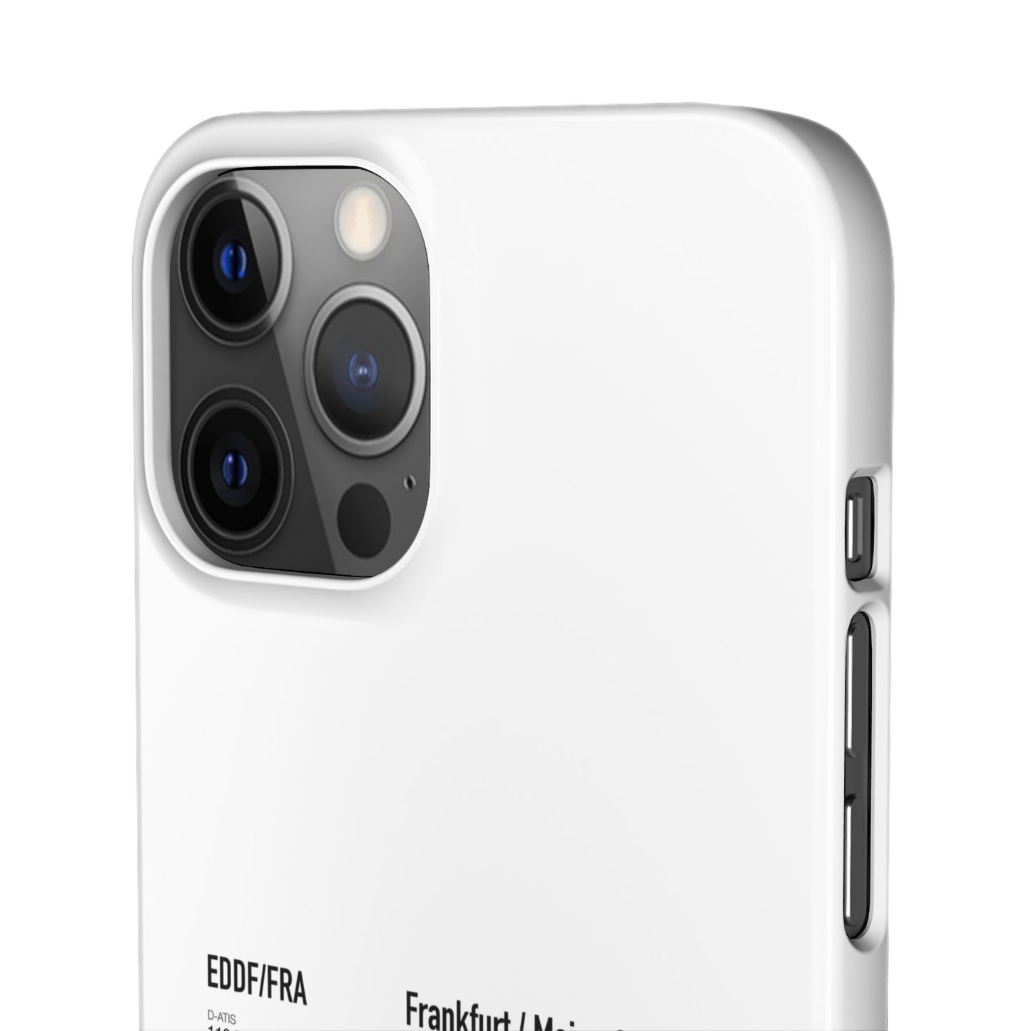 Frankfurt Airport Runway Phone Case - White Edition