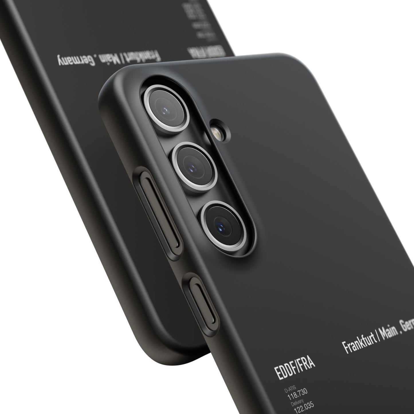 Frankfurt Airport Runway Phone Case - Black Edition