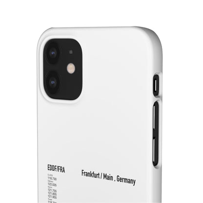 Frankfurt Airport Runway Phone Case - White Edition