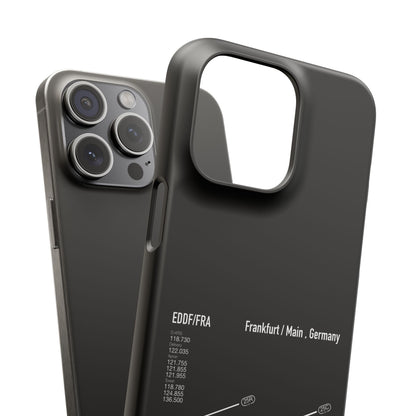 Frankfurt Airport Runway Phone Case - Black Edition