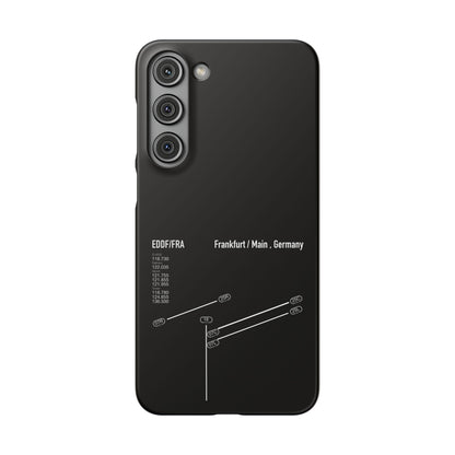 Frankfurt Airport Runway Phone Case - Black Edition
