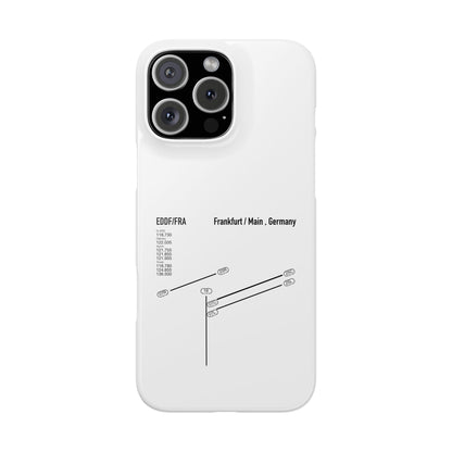 Frankfurt Airport Runway Phone Case - White Edition