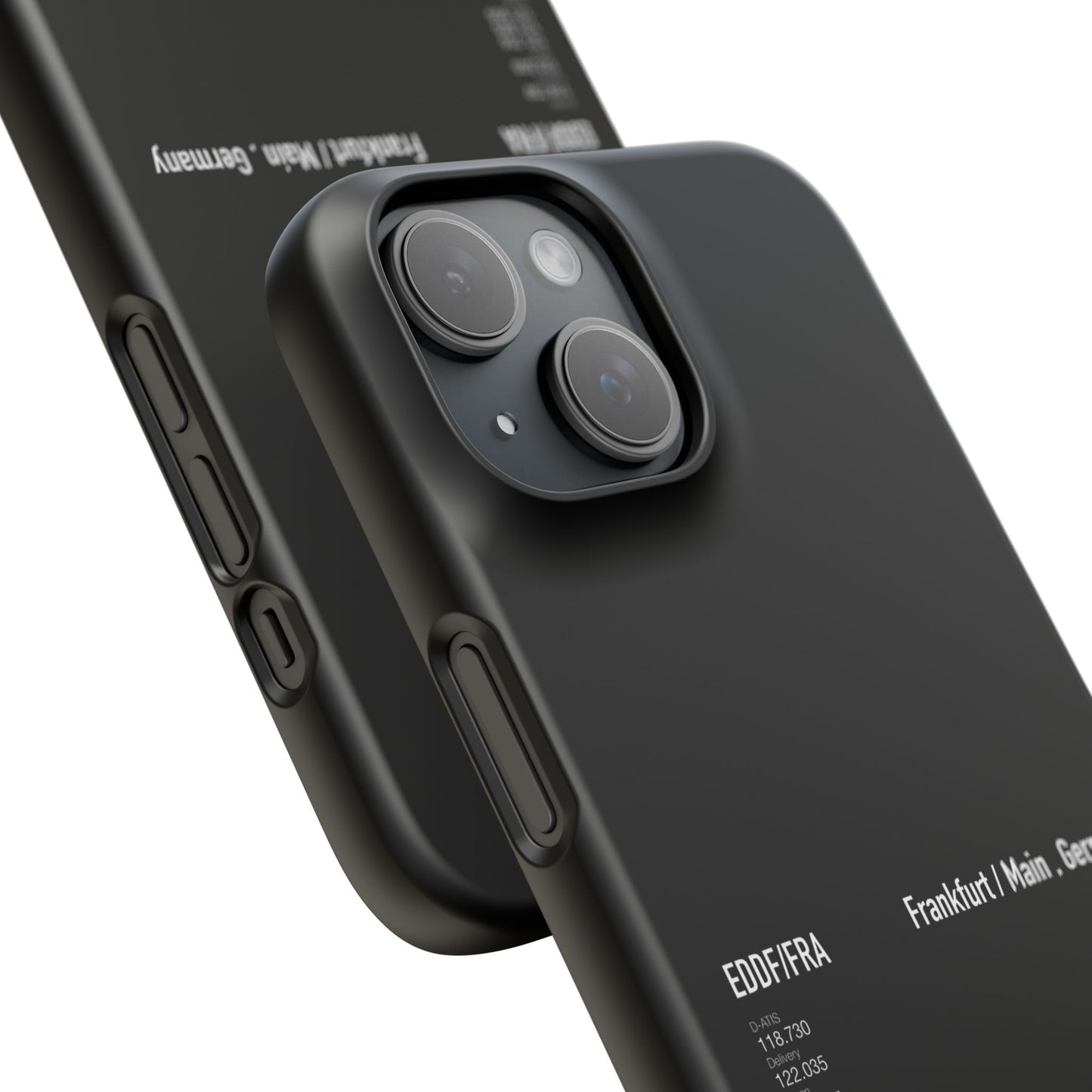 Frankfurt Airport Runway Phone Case - Black Edition