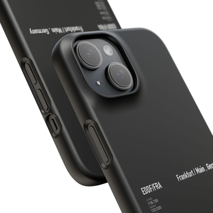 Frankfurt Airport Runway Phone Case - Black Edition