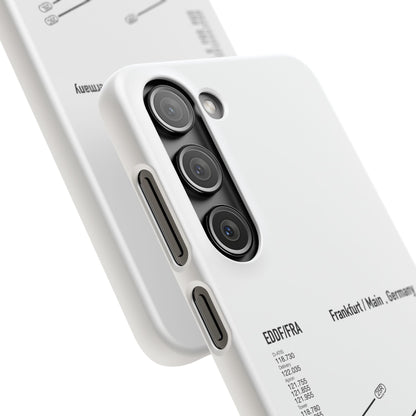 Frankfurt Airport Runway Phone Case - White Edition